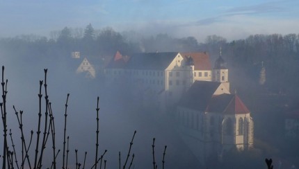 Schloss Haigerloch im Nebel