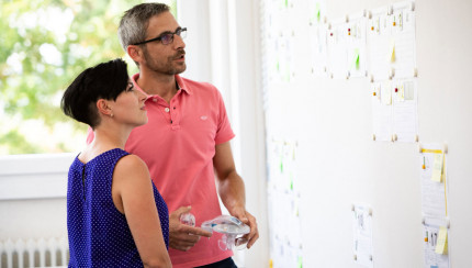 Besprechung Projektwand