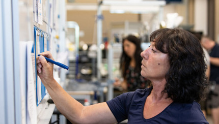 Prüfwand Geräteabnahme