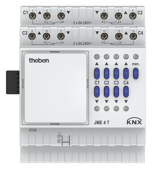 Jme 4 T Knx Actuators Knx Home And Building Control Theben