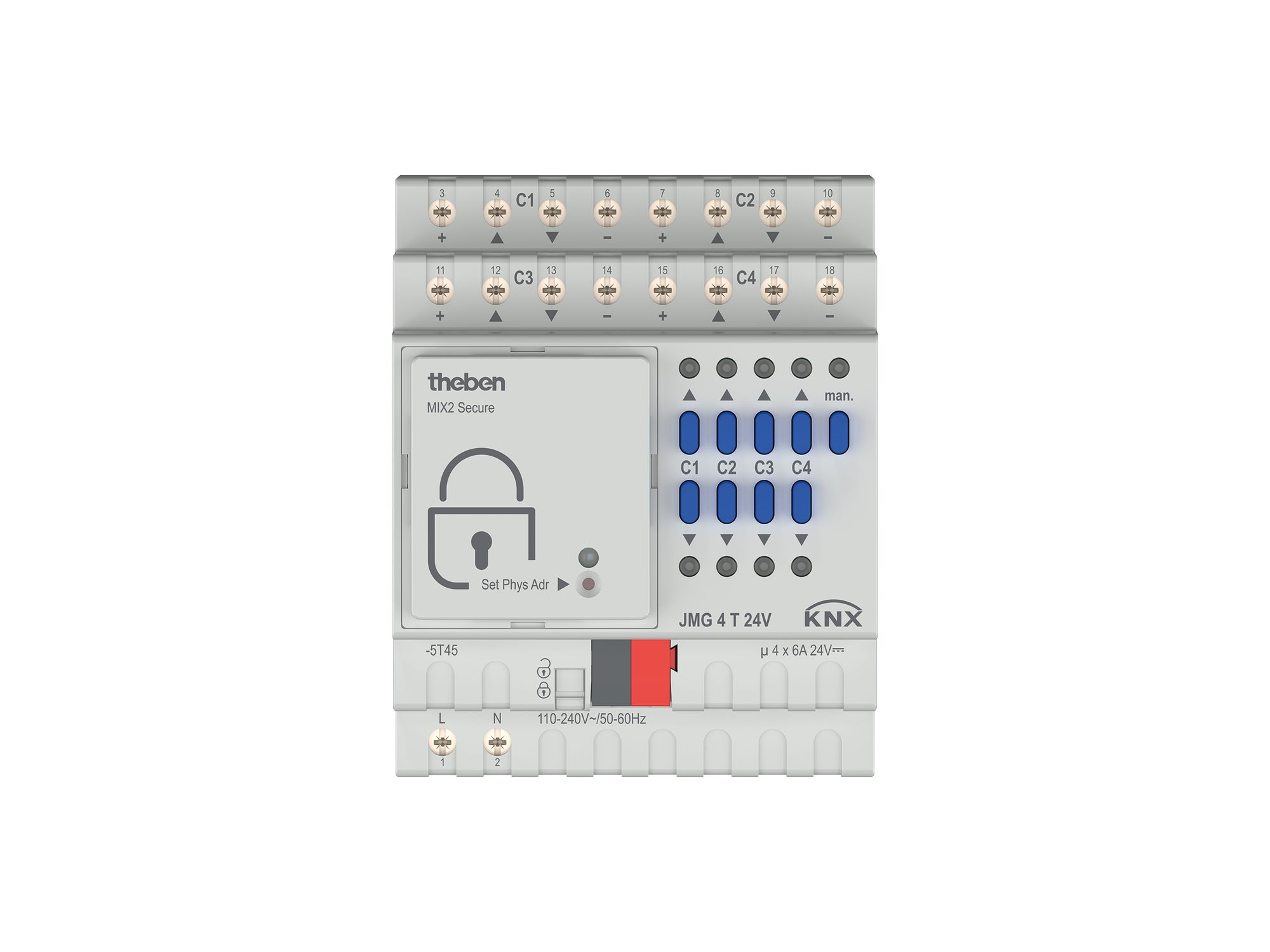 Jmg 4 T 24v Knx Actuators Knx Home And Building Control Theben